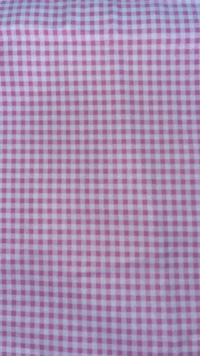 Light Pink Mini Checkered