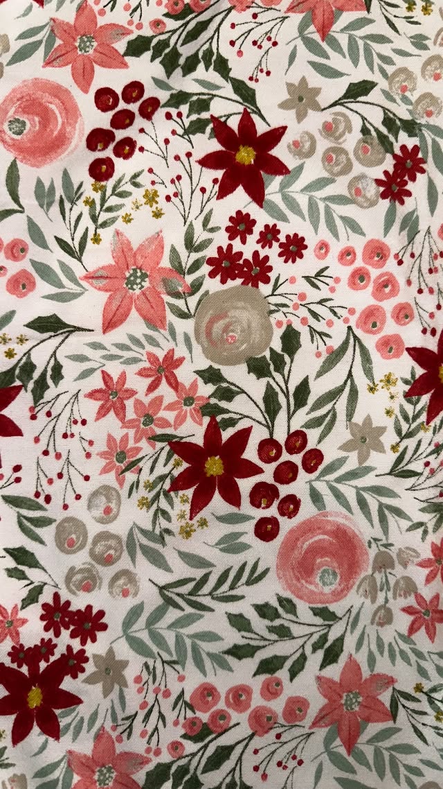 Pink And Red Christmas Bloom