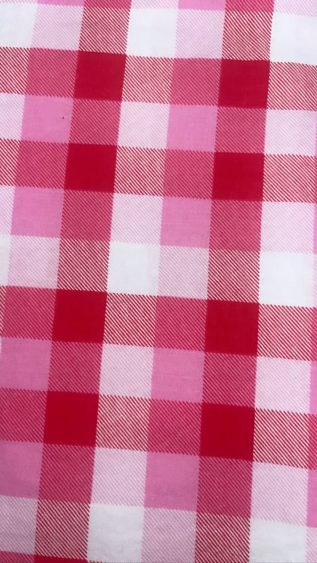 Pink And White Checkered