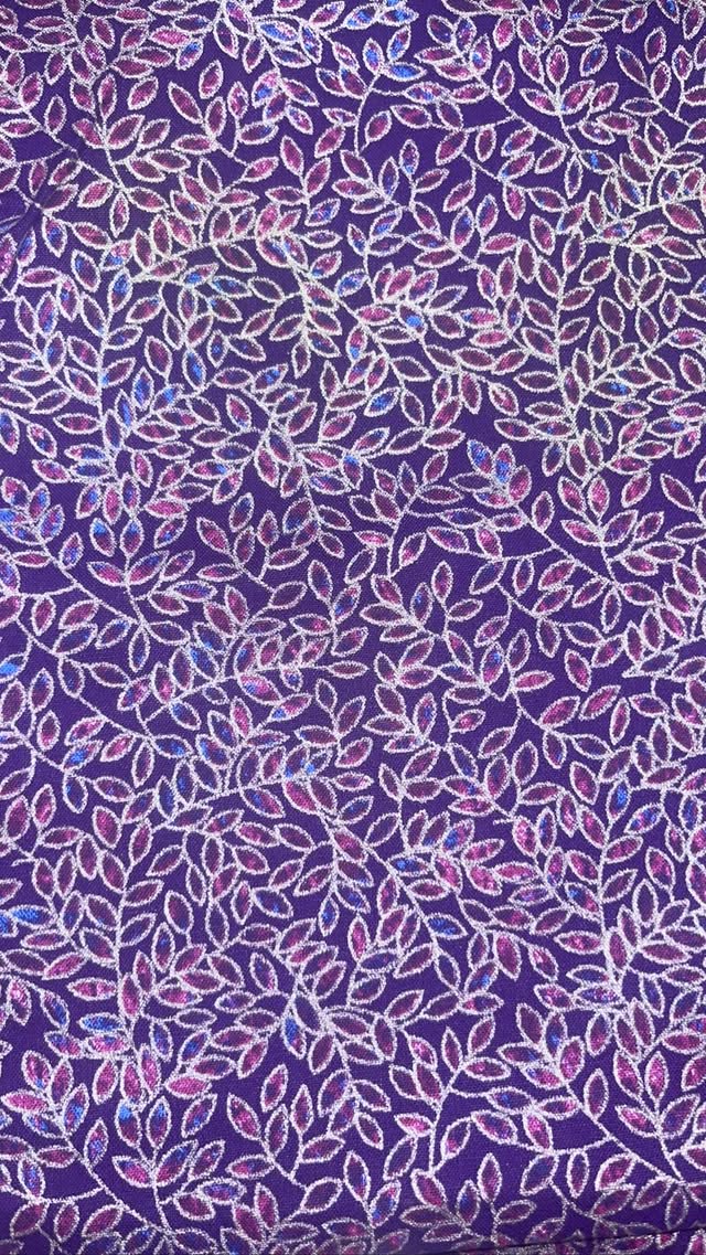 Purple And Silver Leaves