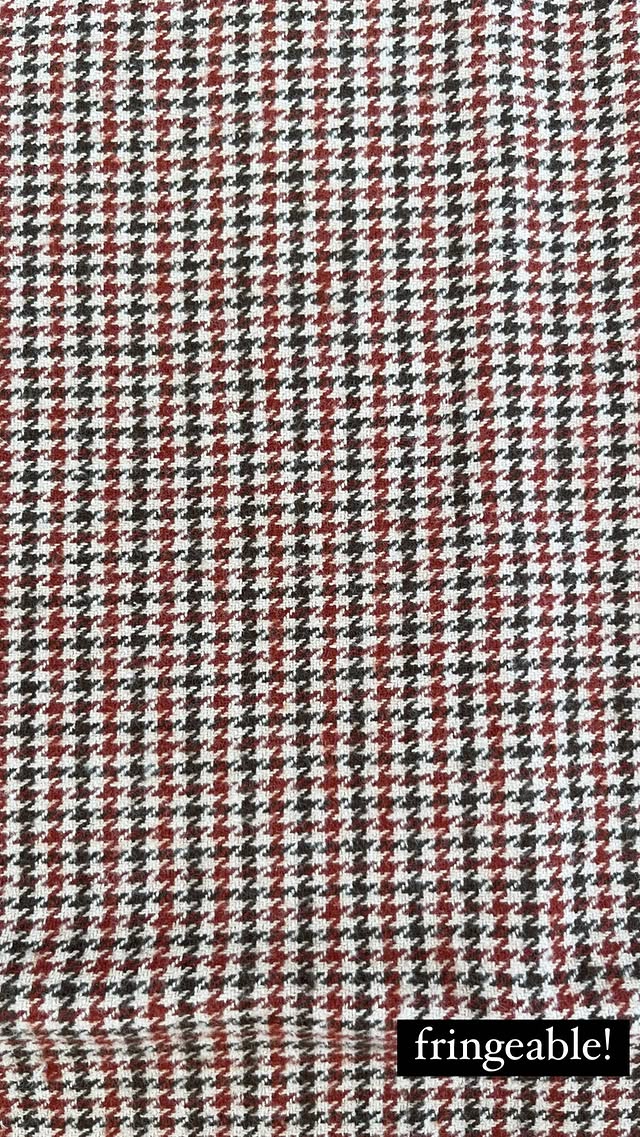 Tan, Red, And Black Plaid