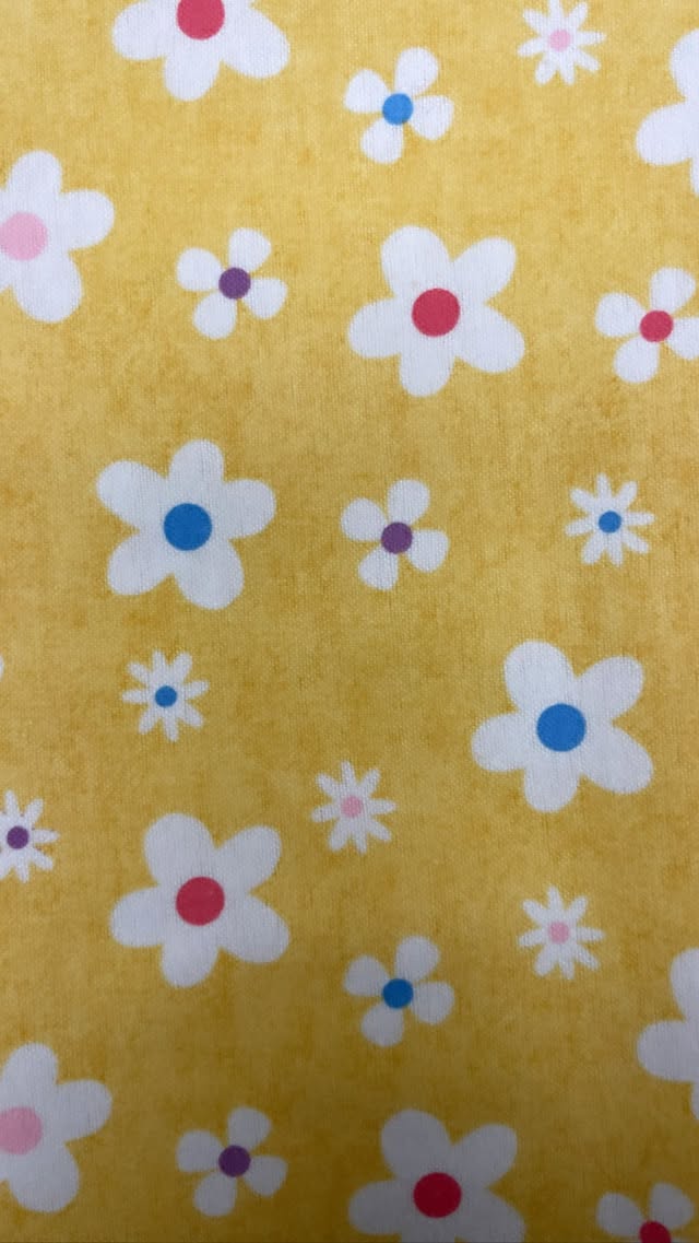 Yellow With White Floral