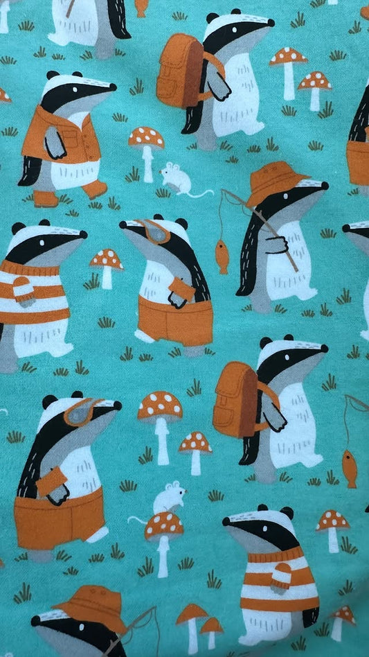 Badgers With Backpacks