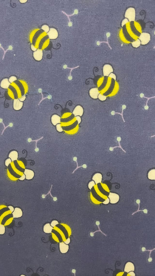Bees On Blue