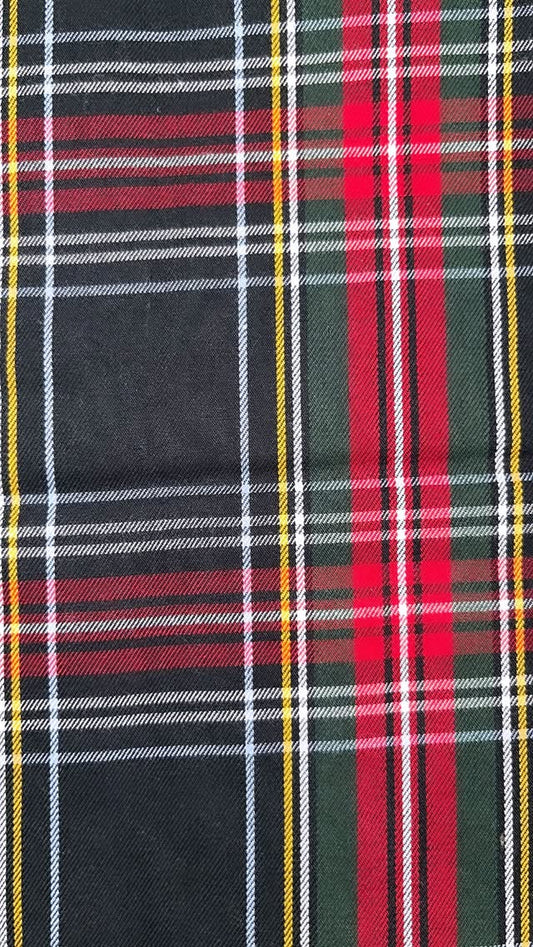Black, Red, Green, And Yellow Plaid