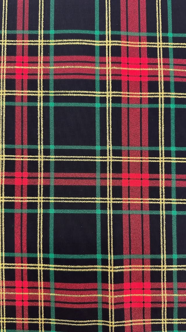 Black, Red, And Green Plaid