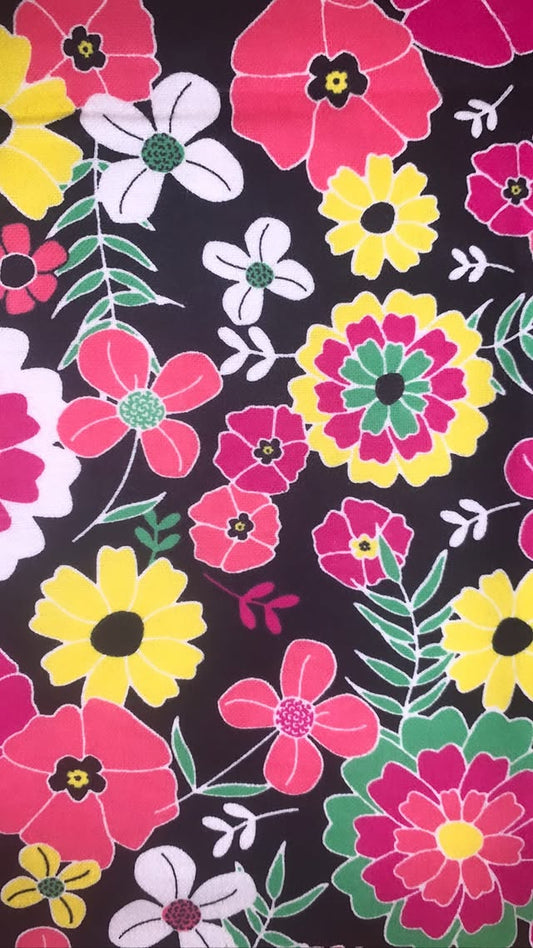Black Yellow And Pink Garden