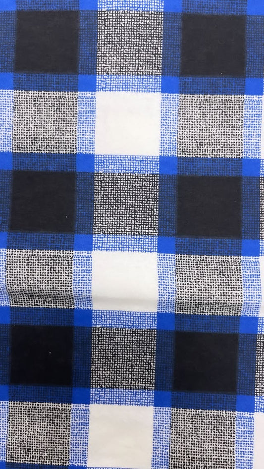 Black And Blue Plaid