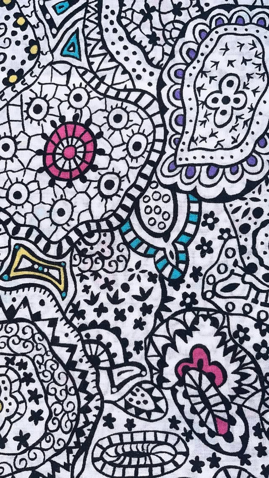 Black And White Mosaic