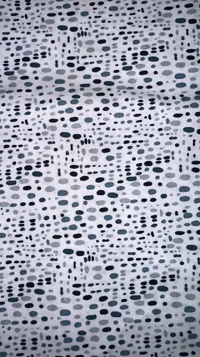 Blue, Navy, And Grey Dots
