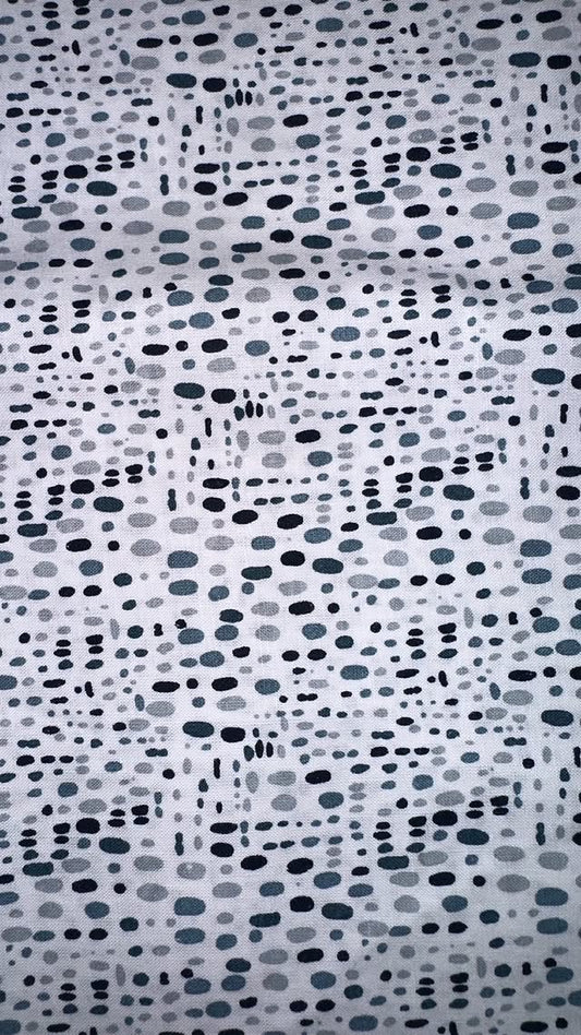 Blue, Navy, And Grey Dots
