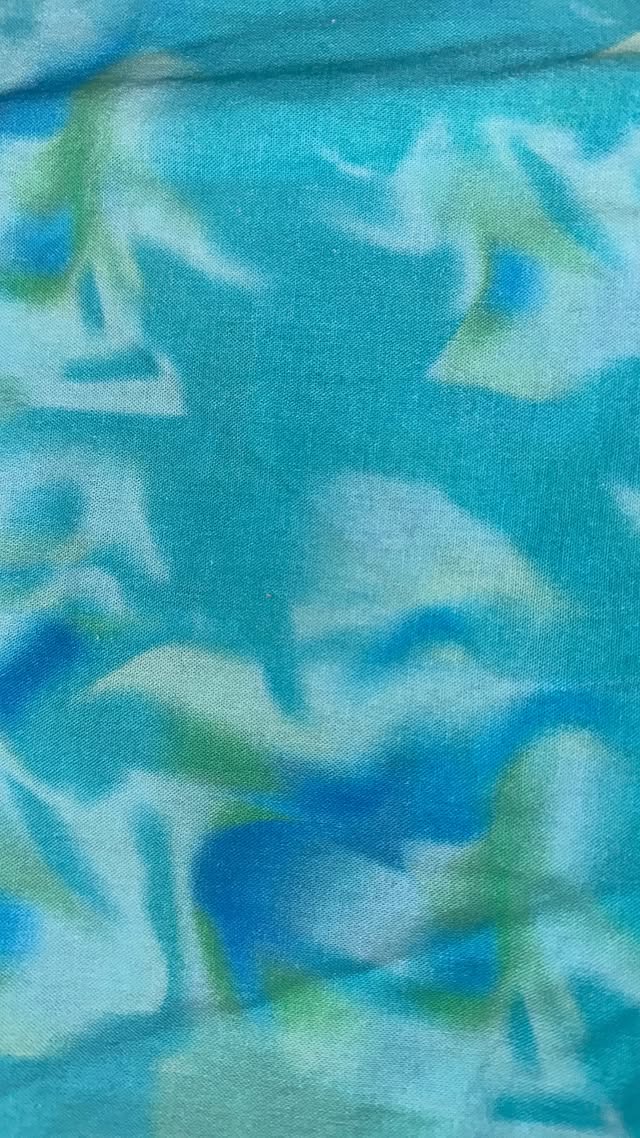 Blue And Green Tiedye