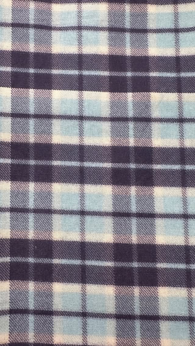 Blue And Navy Plaid