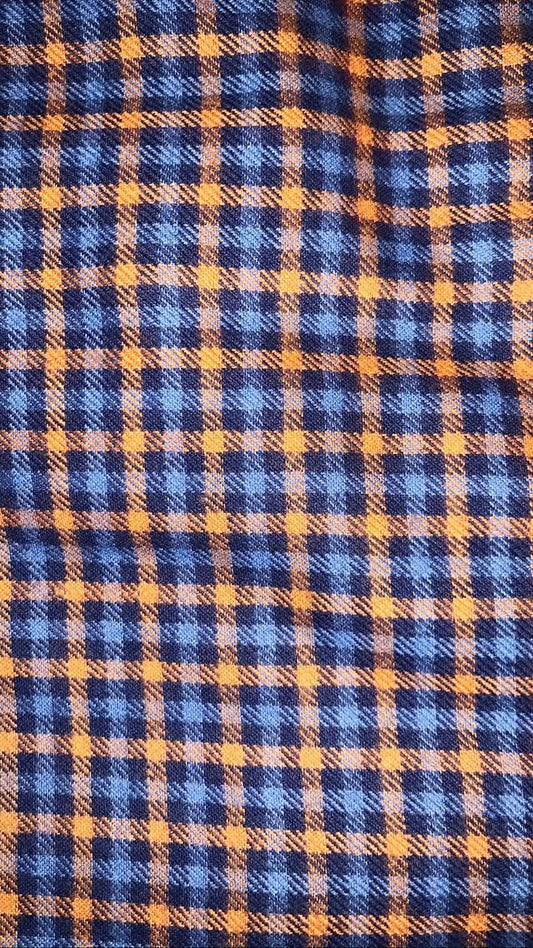 Blue And Orange Mini Checkered