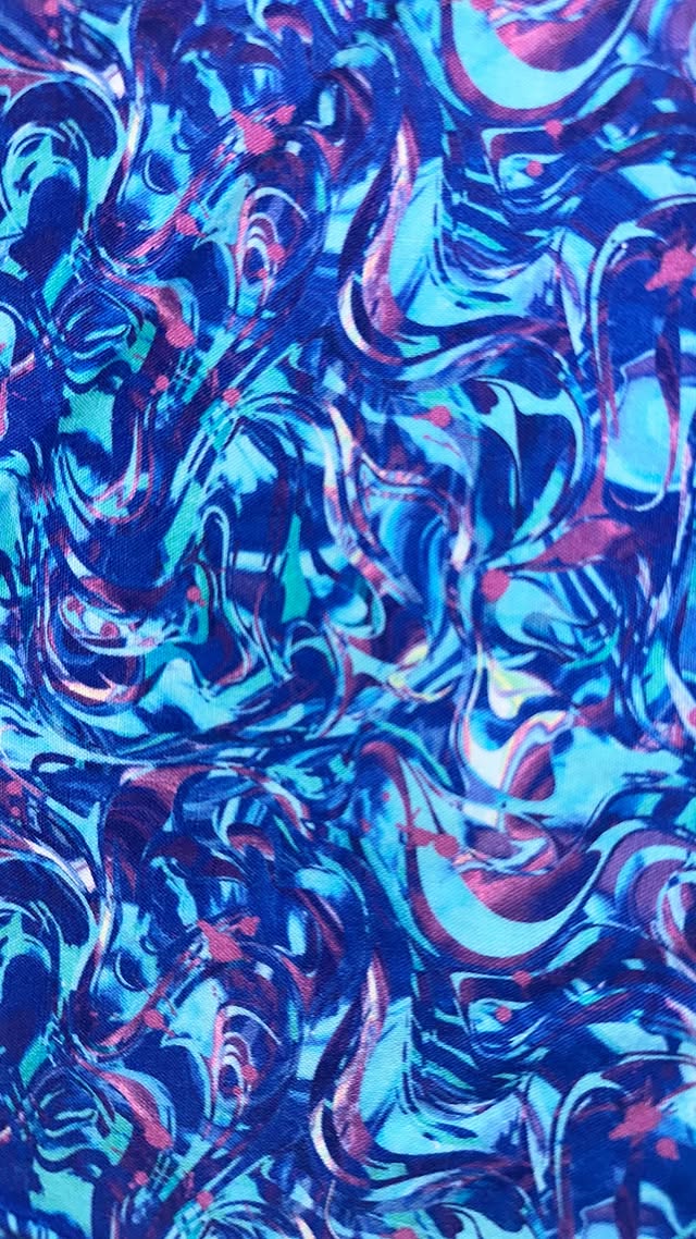 Blue And Purple Tie Dye
