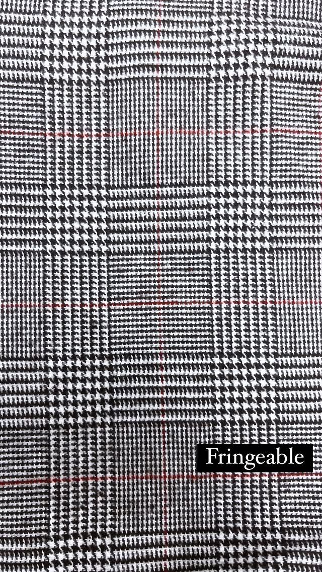 Brown And White Plaid