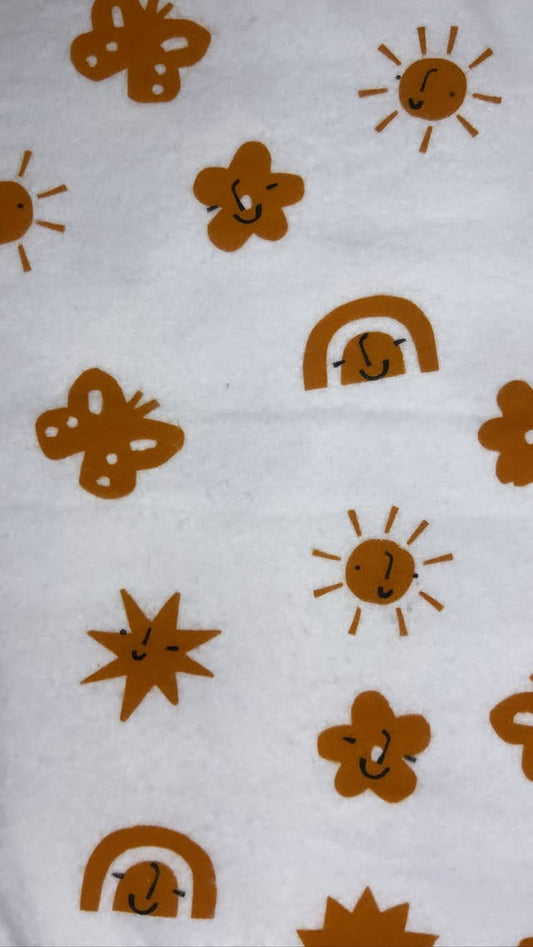 Butterflies, Suns, And Rainbows Yellow
