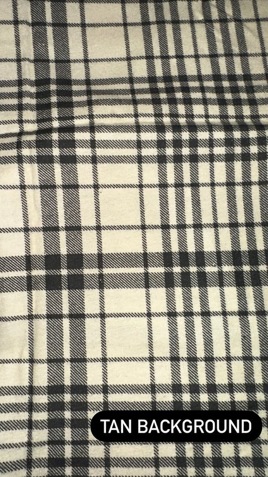 Cream And Black Squares