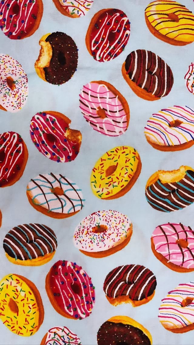 Donuts On Teal