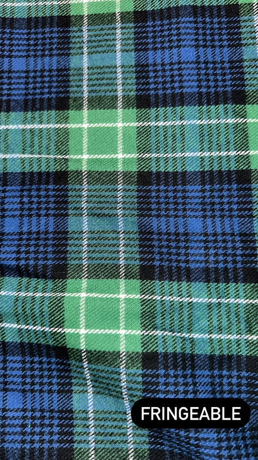 Green And Blue Plaid