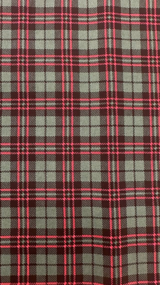 Green And Red Plaid