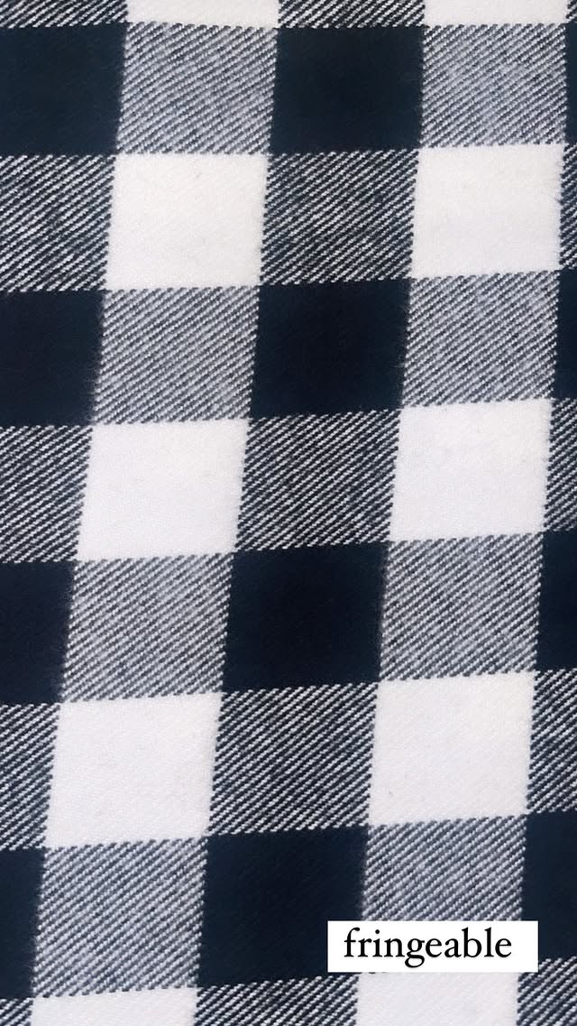 Large Black And White Checkered