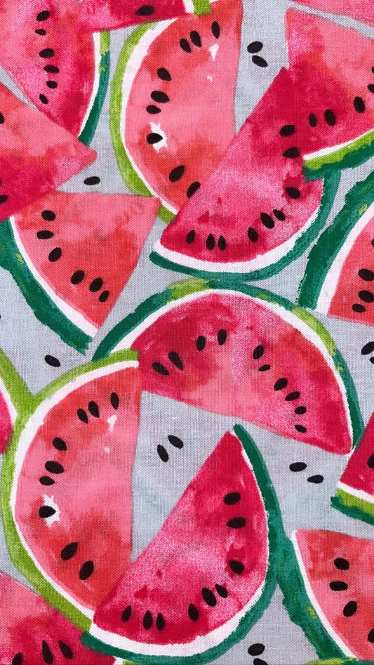 Large Watermelon On Teal