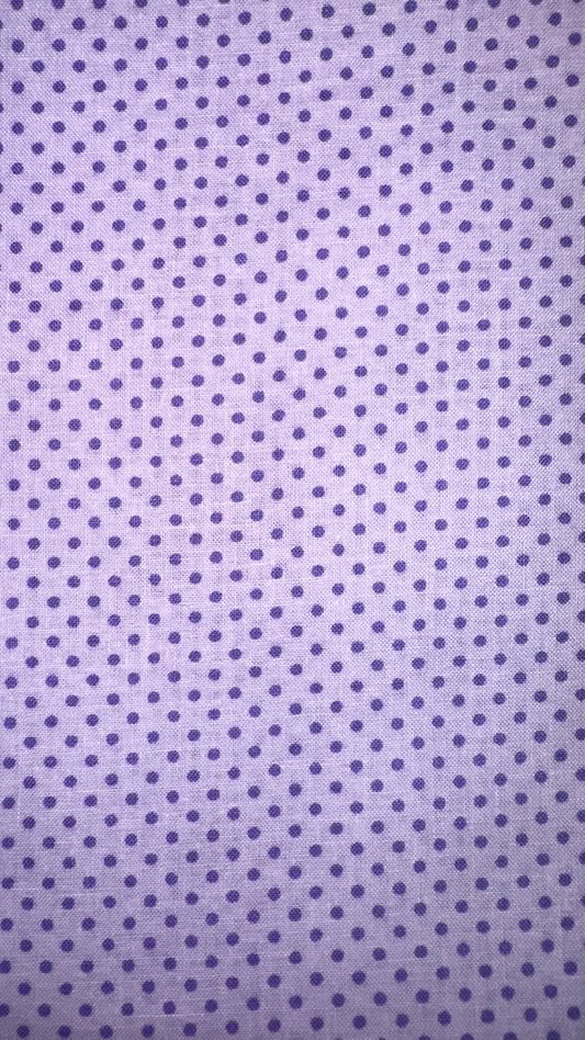 Lavender With Purple Dots