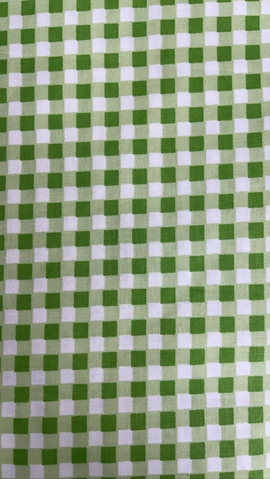 Light Green And White Checkered
