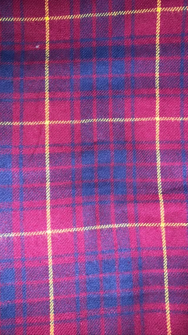 Maroon And Navy Plaid