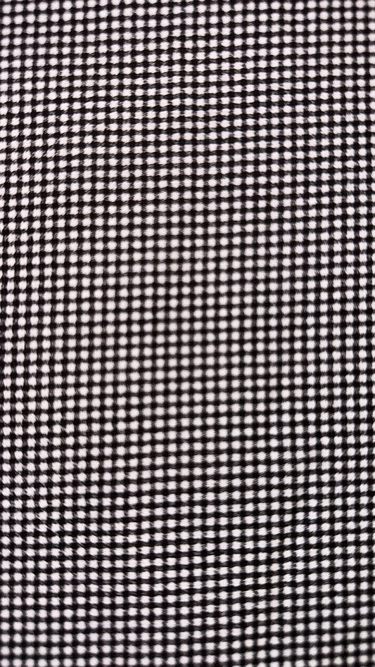 Mini Black And White Checkered