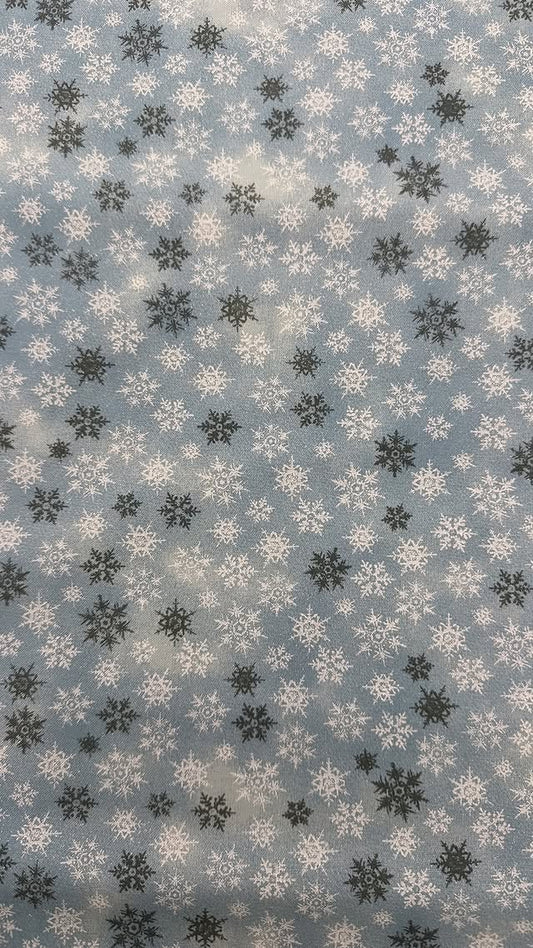 Mini Blue and White Snowflakes