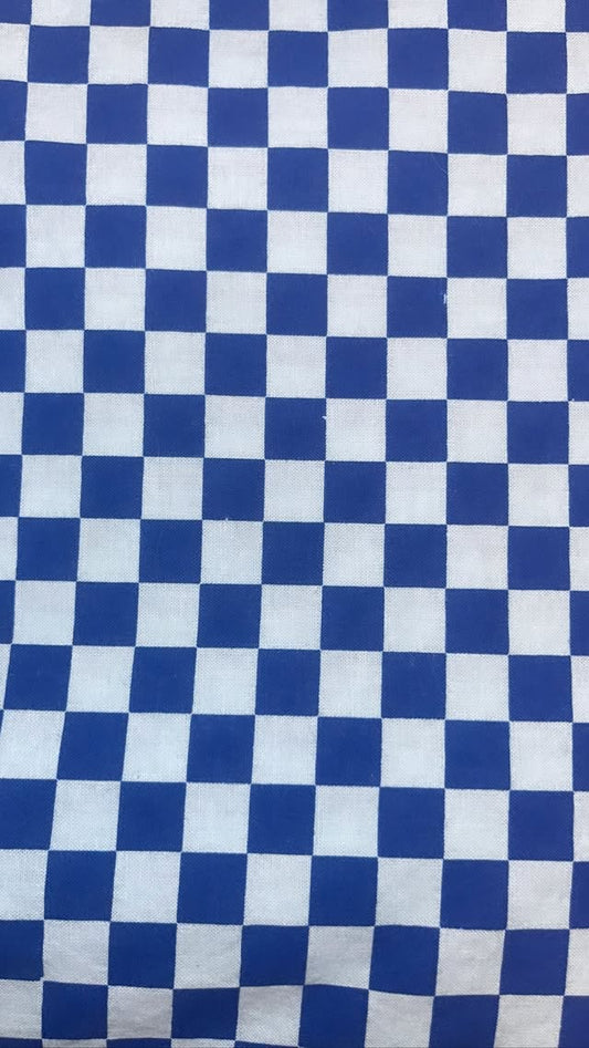 Navy And Blue Checkered