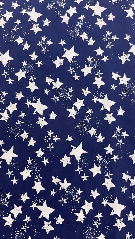 Navy And White Stars