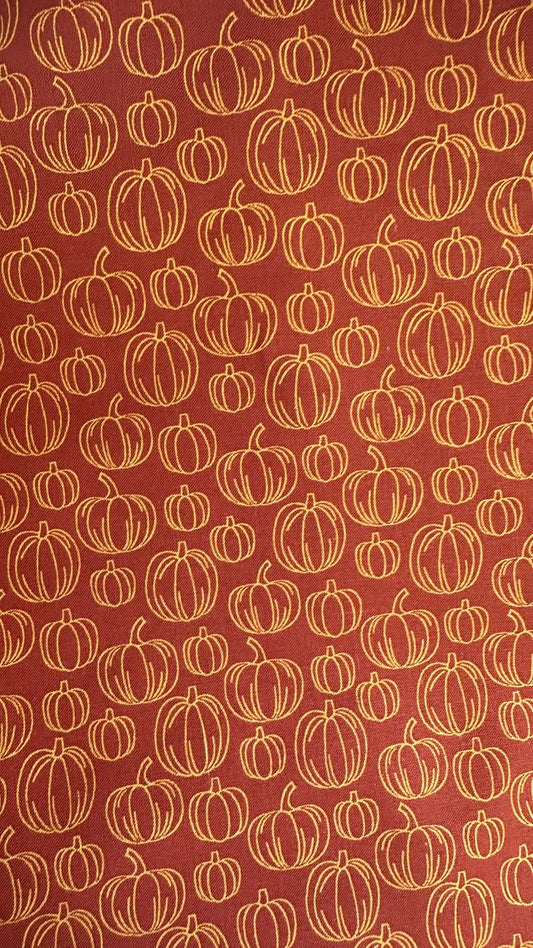 Orange Pumpkin Outline