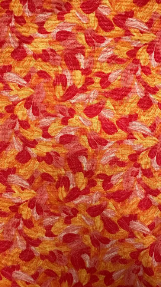 Orange And Pink Swirl