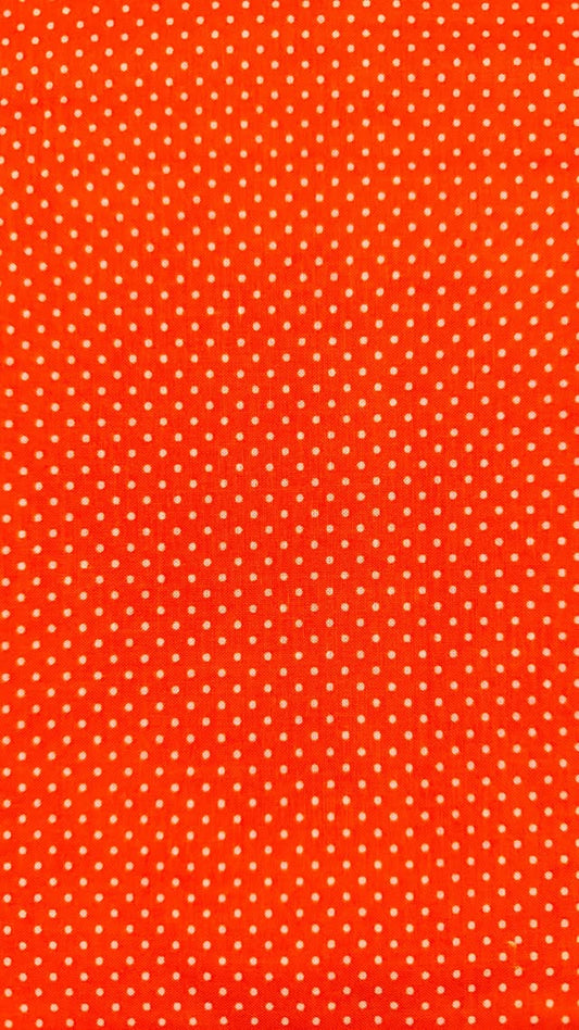 Orange With White Dots