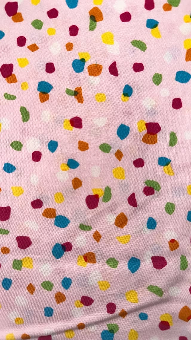 Pink With Confetti
