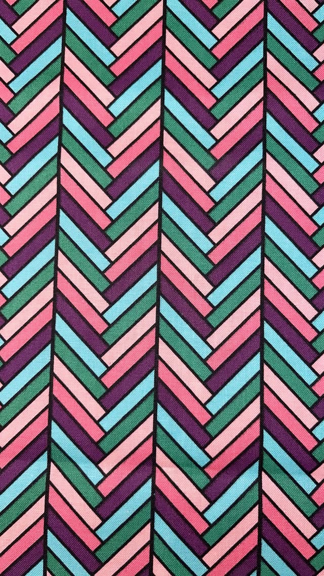 Pink, Teal, Purple Aztec Stripes