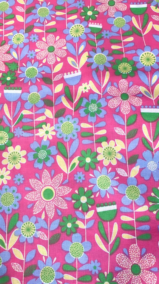 Pink And Green Garden