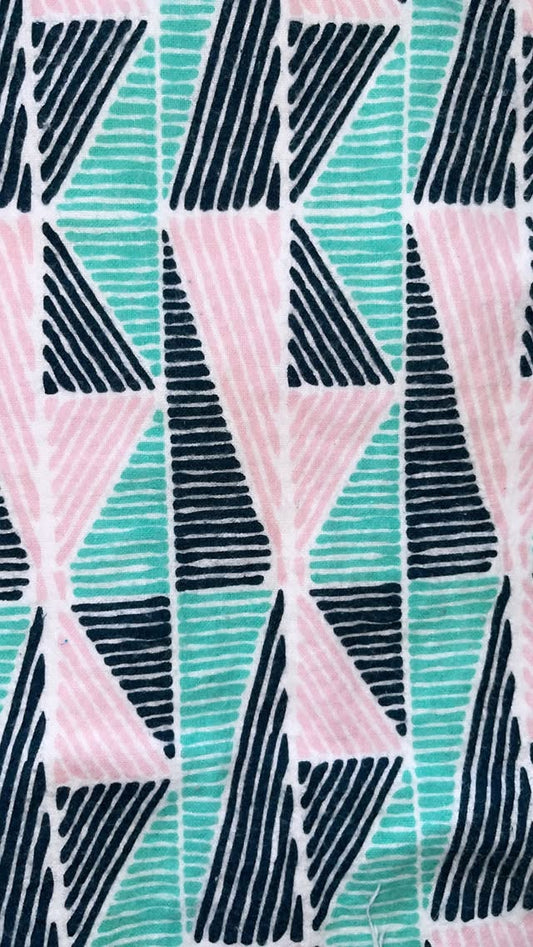 Purple, Teal, And Navy Aztec