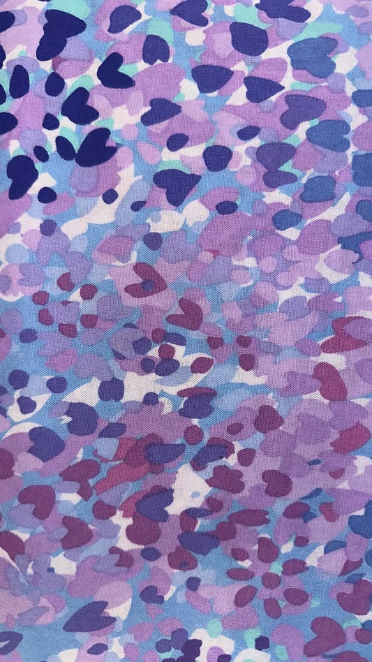 Purple White And Blue Pattern