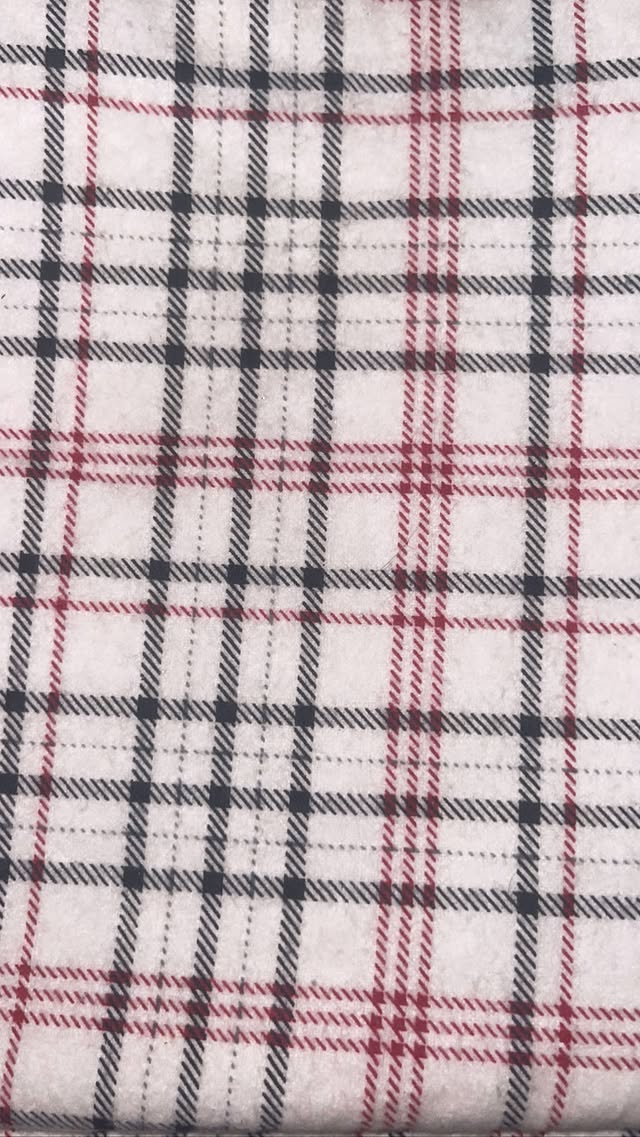 Red, Black, And White Plaid