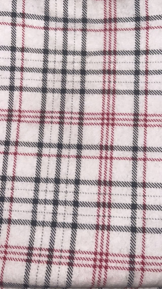 Red, Black, And White Plaid