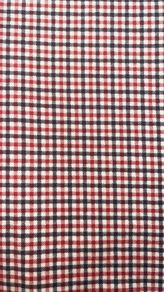 Red, Tan, And Black Plaid