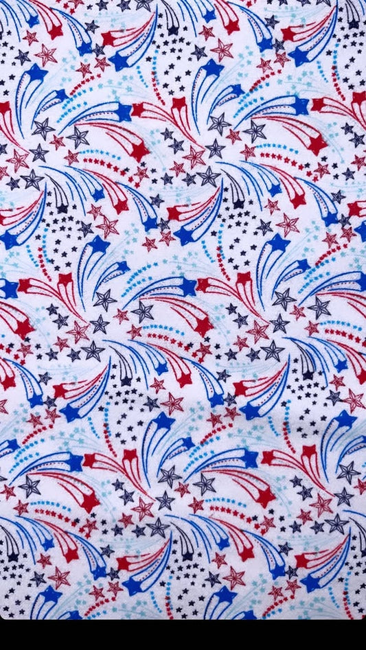 Red White And Blue Confetti Stars
