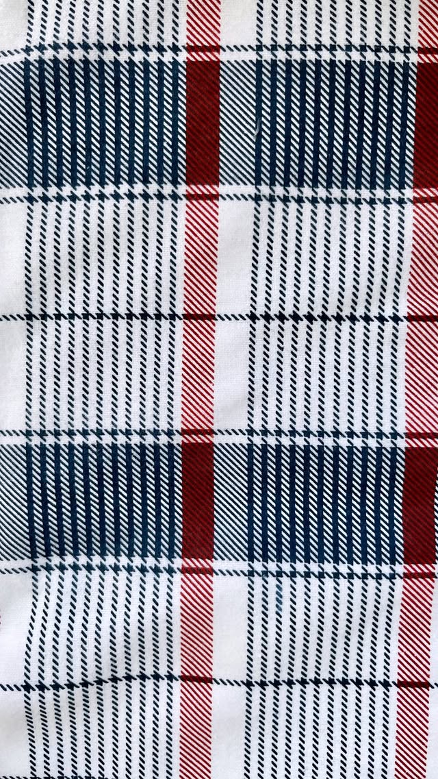 Red White And Blue Plaid