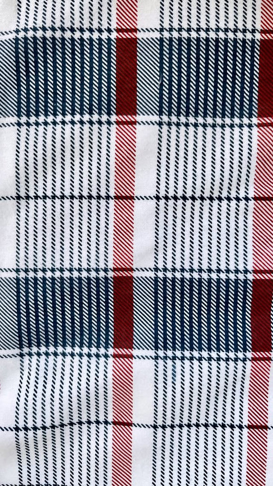 Red White And Blue Plaid