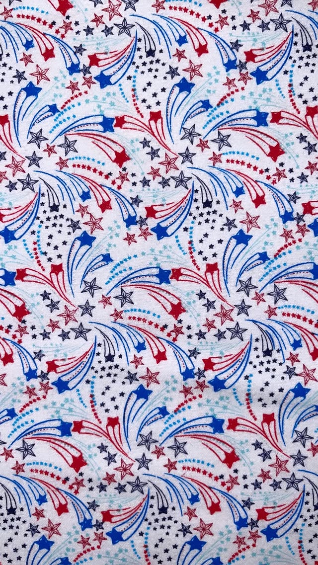 Red White And Blue Shooting Stars