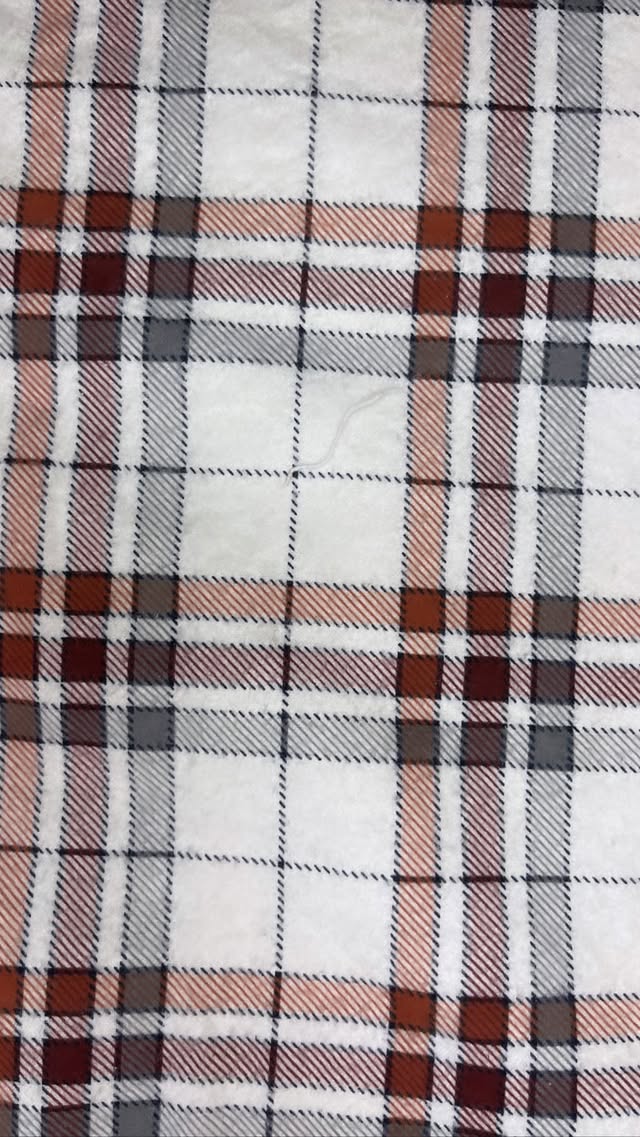 Red, White, And Navy Plaid